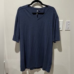Joe’s Men’s V Neck Blue T Shirt sz XL